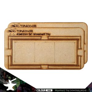 The Colour Forge    Movement Tray 40mm (3 x 1) - TCF-ACC-033 - 5060843103714