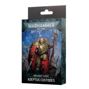 Games Workshop Warhammer 40,000   Datasheet Cards: Adeptus Custodes - 60050108009 - 5011921209712