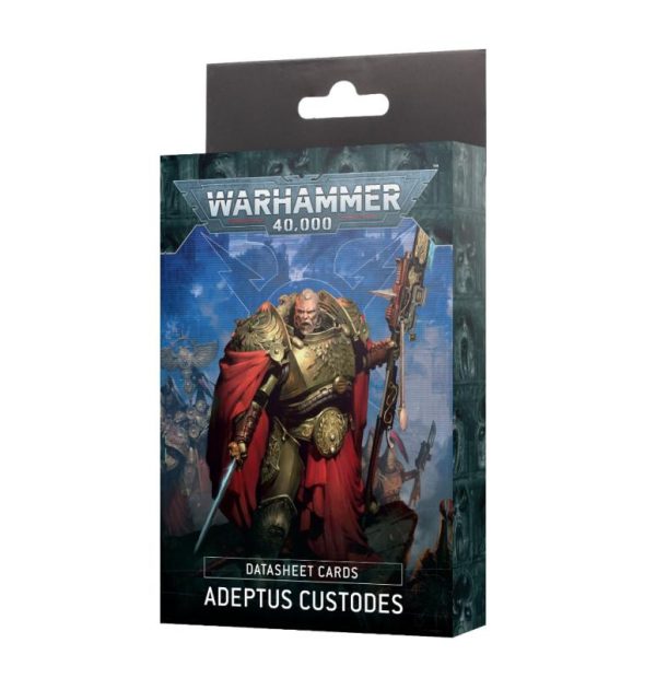 Games Workshop Warhammer 40,000   Datasheet Cards: Adeptus Custodes - 60050108009 - 5011921209712