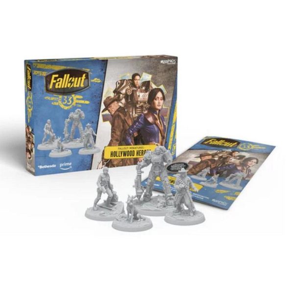 Modiphius Fallout: Wasteland Warfare   Fallout: Wasteland Warfare - Hollywood Heroes (Amazon TV Show Tie-in) - MUH162001 -
