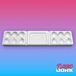 Turbo Dork    Turbo Dork: Large White Non-Stick Silicone Dry Palette - TDK055021 - 850052885021