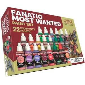 The Army Painter    Warpaints Fanatic: Most Wanted Paint Set - AP-WP8071 -