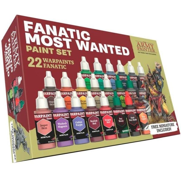 The Army Painter    Warpaints Fanatic: Most Wanted Paint Set - APWP8071 - 5713799807112