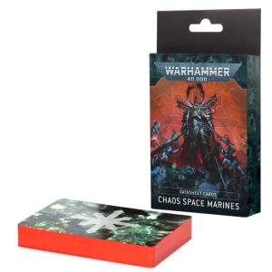 Games Workshop Warhammer 40,000   Datasheet Cards: Chaos Space Marines - 60050102012 - 5011921216116