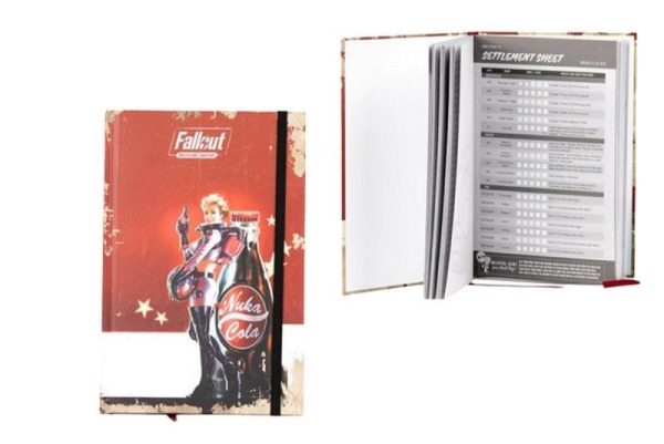 Modiphius Fallout: Wasteland Warfare   Fallout: Wasteland Warfare - Nuka Cola Girl Notebook - MUH051776 -