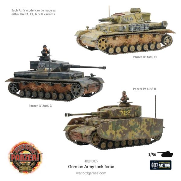 Warlord Games Achtung Panzer!   Achtung Panzer! German Army Tank Force - 482010005 - 5060917992930