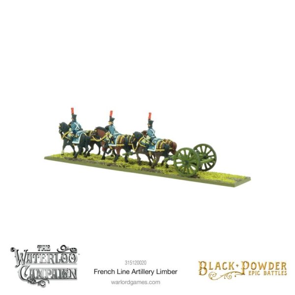 Warlord Games Black Powder Epic Battles   Black Powder Epic Battles: Napoleonic French Line Artillery Limber - 315120020 - 5060917992862