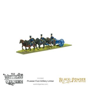 Warlord Games Black Powder Epic Battles   Black Powder Epic Battles: Napoleonic Prussian Foot Artillery Limber - 315120022 - 5060917992886