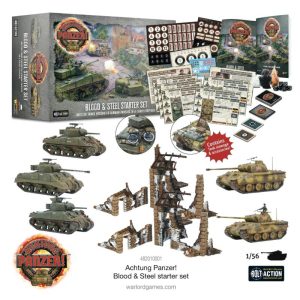 Warlord Games Achtung Panzer!   Achtung Panzer! Blood & Steel Starter Set - 482010001 - 5060917992831