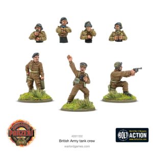 Warlord Games Achtung Panzer!   British Army Tank Crew - 403011032 - 5060917993074