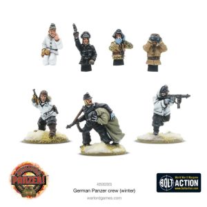 Warlord Games Achtung Panzer!   German Panzer Crew (Winter) - 405002003 - 5060917993104