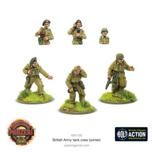 Warlord Games Achtung Panzer!   British Tank Crew (Winter) - 403011030 - 5060917993050