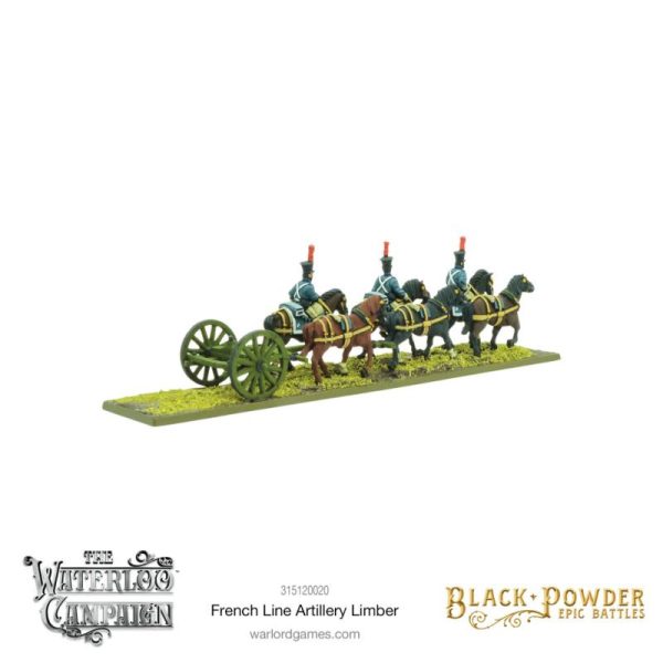 Warlord Games Black Powder Epic Battles   Black Powder Epic Battles: Napoleonic French Line Artillery Limber - 315120020 - 5060917992862