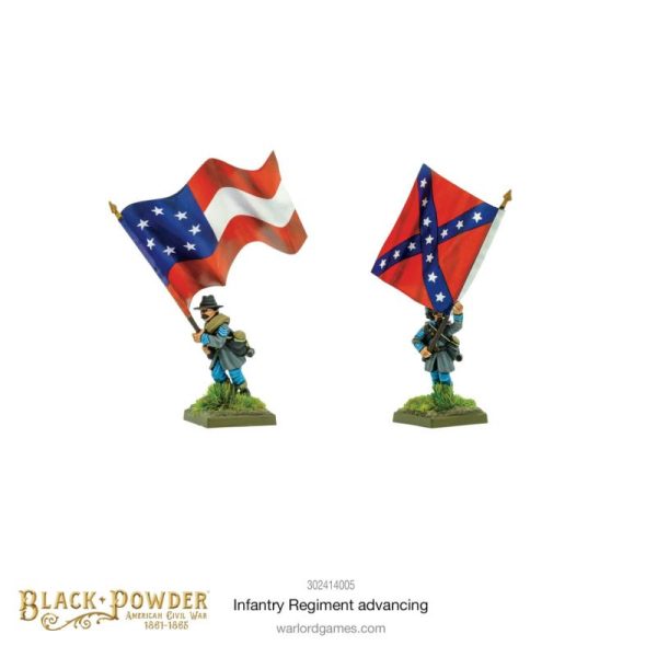 Warlord Games Black Powder   Black Powder American Civil War: Infantry Regiment (Advancing) - 302414005 - 5060572506183