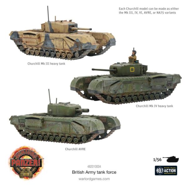 Warlord Games Achtung Panzer!   Achtung Panzer! British Army Tank Force - 482010004 - 5060917992961