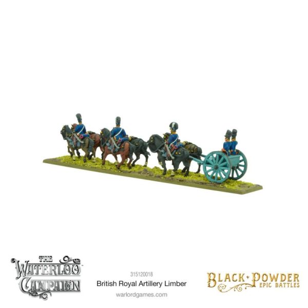 Warlord Games Black Powder Epic Battles   Black Powder Epic Battles: Napoleonic British Royal Artillery Limber - 315120018 - 5060917992848