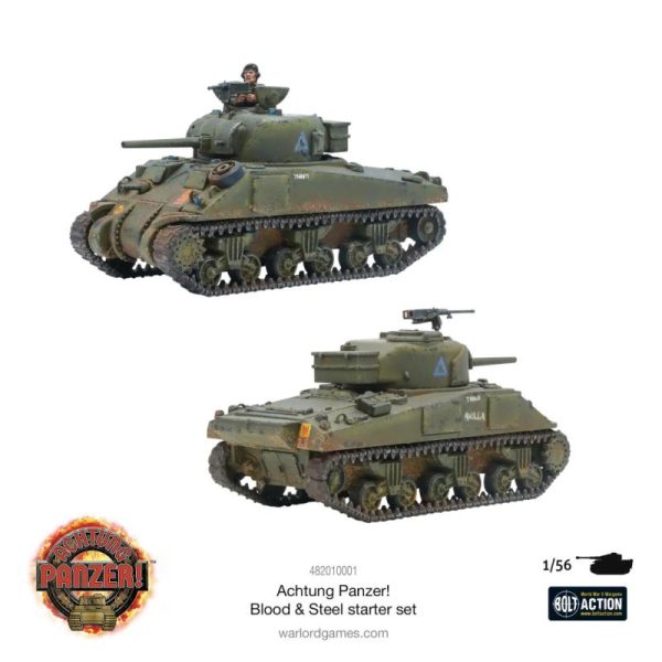 Warlord Games Achtung Panzer!   Achtung Panzer! Blood & Steel Starter Set - 482010001 - 5060917992831