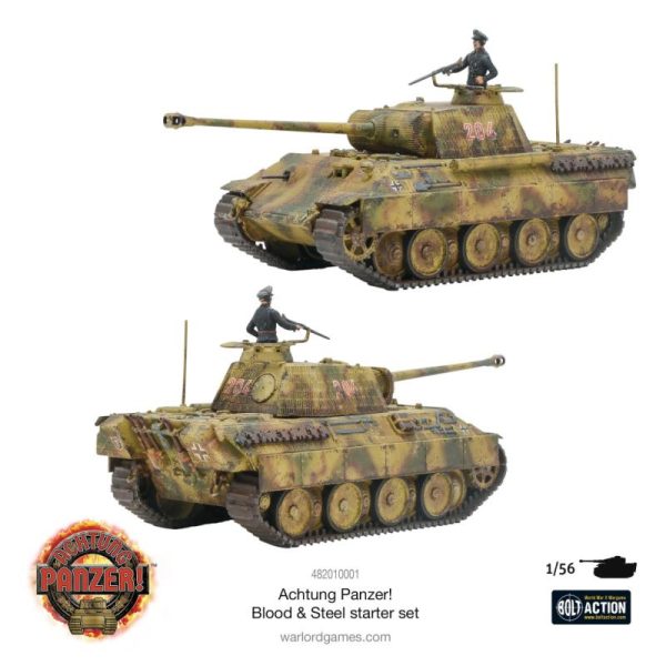 Warlord Games Achtung Panzer!   Achtung Panzer! Blood & Steel Starter Set - 482010001 - 5060917992831