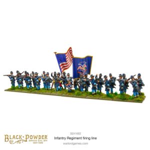 Warlord Games Black Powder   Black Powder American Civil War: Infantry Regiment (Firing) - 302414002 - 5060572506169