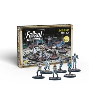 Modiphius Fallout: Wasteland Warfare   Fallout: Wasteland Warfare - Railroad: Core Box - MUH052219 -