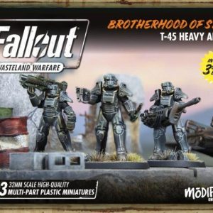 Modiphius Fallout: Wasteland Warfare   Fallout: Wasteland Warfare - Brother of Steel: Heavy Armour (T45) - MUH0190805 -