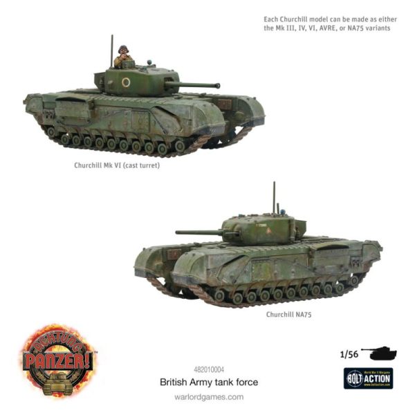 Warlord Games Achtung Panzer!   Achtung Panzer! British Army Tank Force - 482010004 - 5060917992961