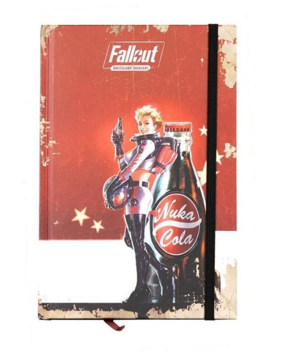 Modiphius Fallout: Wasteland Warfare   Fallout: Wasteland Warfare - Nuka Cola Girl Notebook - MUH051776 -