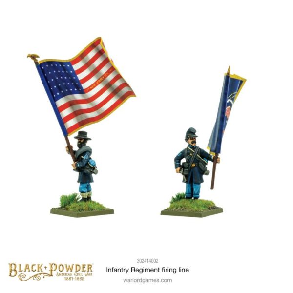 Warlord Games Black Powder   Black Powder American Civil War: Infantry Regiment (Firing) - 302414002 - 5060572506169