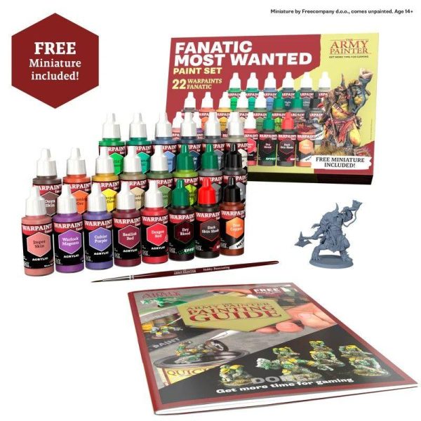 The Army Painter    Warpaints Fanatic: Most Wanted Paint Set - APWP8071 - 5713799807112