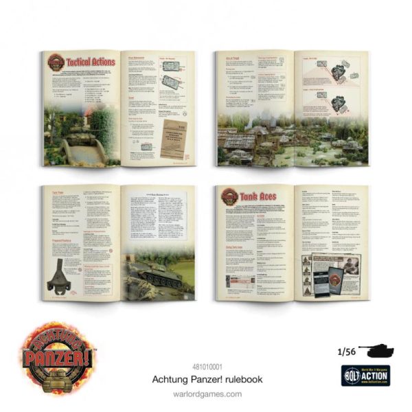 Warlord Games Achtung Panzer!   Achtung Panzer! Rulebook - 481010001 - 9761915319739