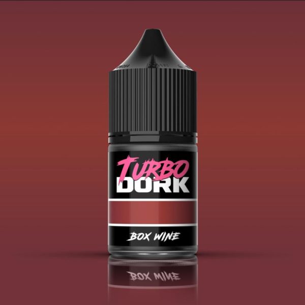 Turbo Dork    Turbo Dork: Box Wine Metallic Acrylic Paint 22ml Bottle - TDK025168 - 850052885168