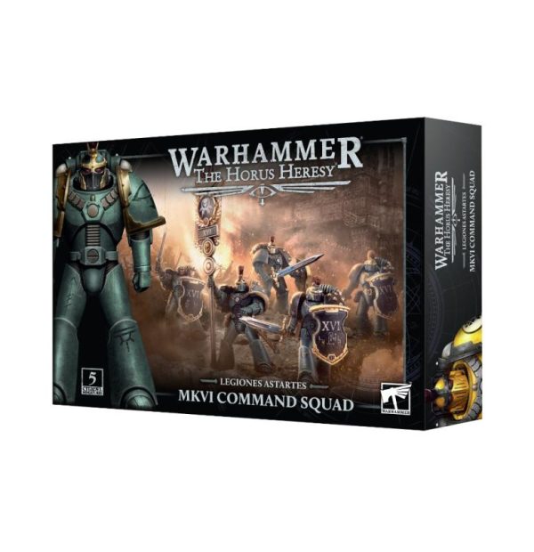 Games Workshop The Horus Heresy   Legiones Astartes: Mk VI Command Squad - 99123001045 - 5011921222605