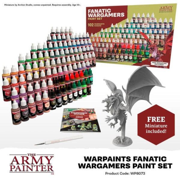 The Army Painter    Warpaints Fanatic Wargamers Paint Set - APWP8073 - 5713799807310