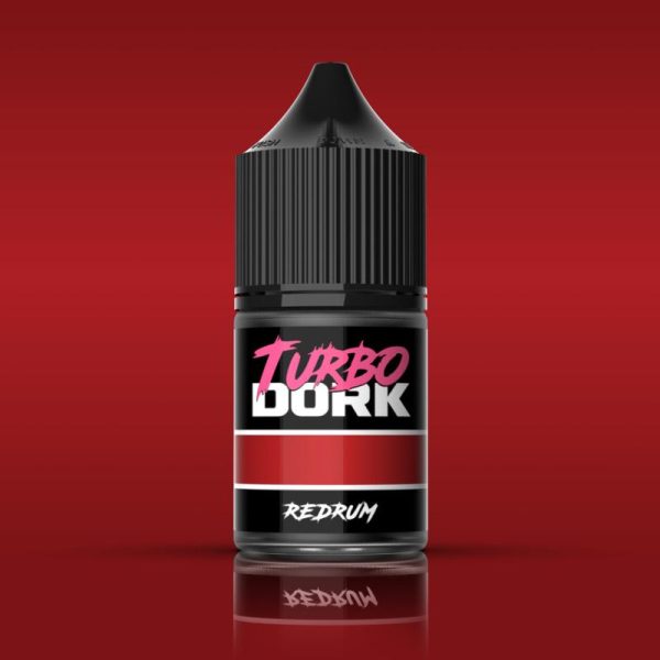 Turbo Dork    Turbo Dork: Redrum Metallic Acrylic Paint 22ml Bottle - TDK025656 - 850052885656