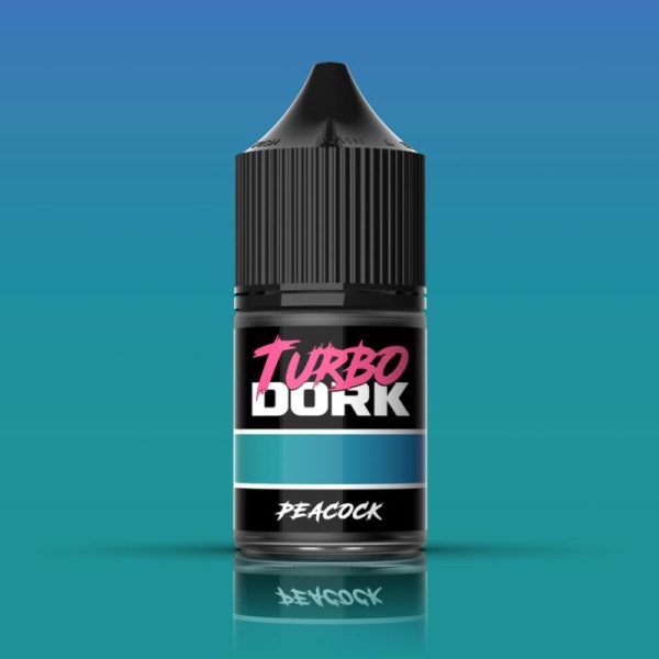 Turbo Dork    Turbo Dork: Peacock TurboShift Acrylic Paint 22ml Bottle - TDK015564 - 850052885564