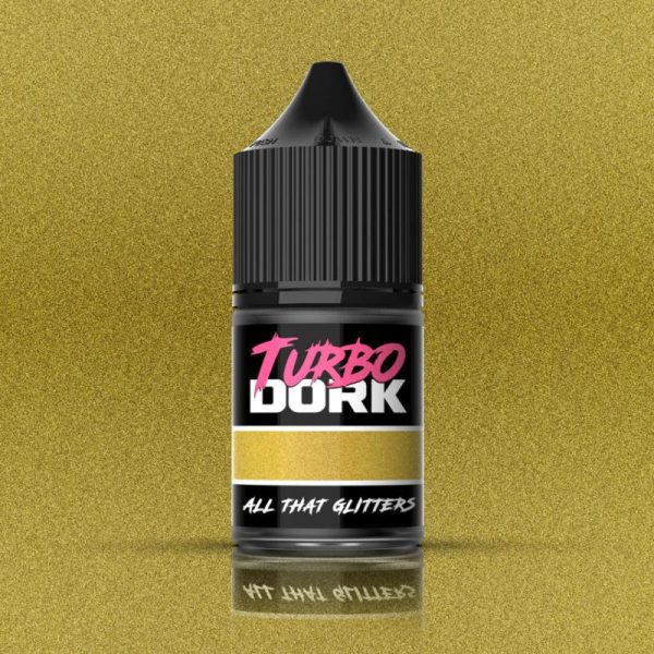 Turbo Dork    Turbo Dork: All That Glitters Metallic Acrylic Paint 22ml Bottle - TDK025090 - 850052885090