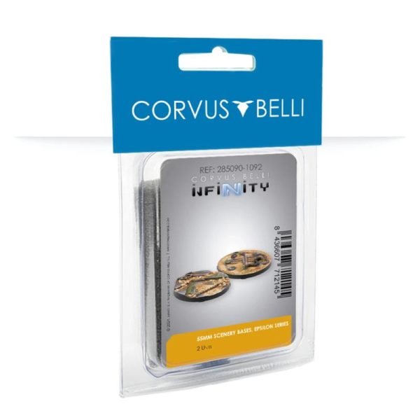 Corvus Belli Infinity   55mm Scenery Bases, Epsilon Series - 285090-1092 -