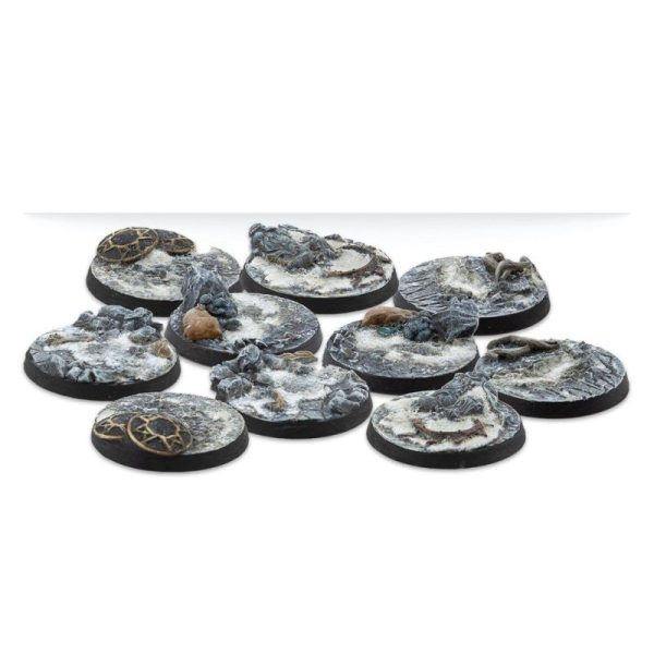 Corvus Belli Warcrow   Warcrow: 30mm Northern Tribes Scenery Bases, Alpha Series - WW20003-0004 - 8436607712244