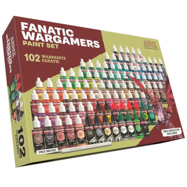 The Army Painter    Warpaints Fanatic Wargamers Paint Set - APWP8073 - 5713799807310