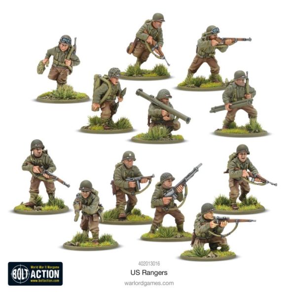 Warlord Games Bolt Action   US Rangers - 402013016 - 5060917992909