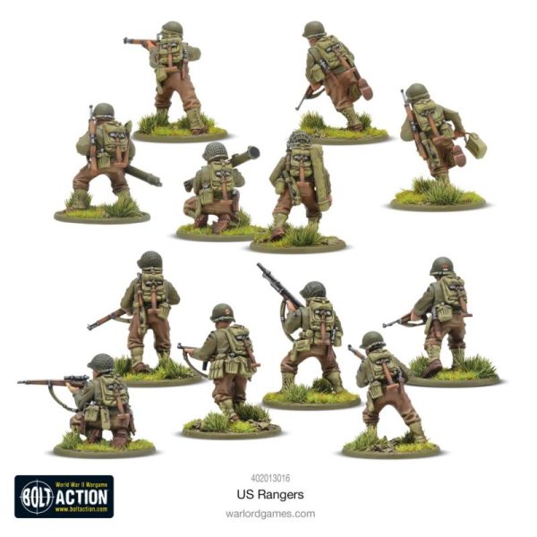 Warlord Games Bolt Action   US Rangers - 402013016 - 5060917992909