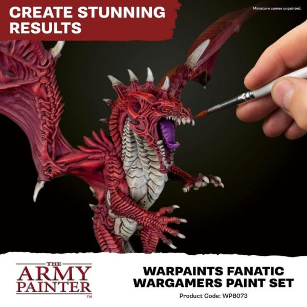 The Army Painter    Warpaints Fanatic Wargamers Paint Set - APWP8073 - 5713799807310