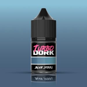 Turbo Dork    Turbo Dork: Blue Steel Metallic Acrylic Paint 22ml Bottle - TDK025151 - 850052885151