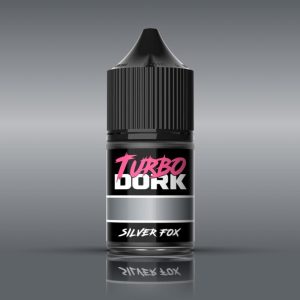 Turbo Dork    Turbo Dork: Silver Fox Metallic Acrylic Paint 22ml Bottle - TDK025717 - 850052885717