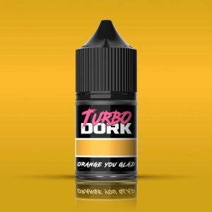 Turbo Dork    Turbo Dork: Orange You Glad Metallic Acrylic Paint 22ml Bottle - TDK025557 - 850052885557