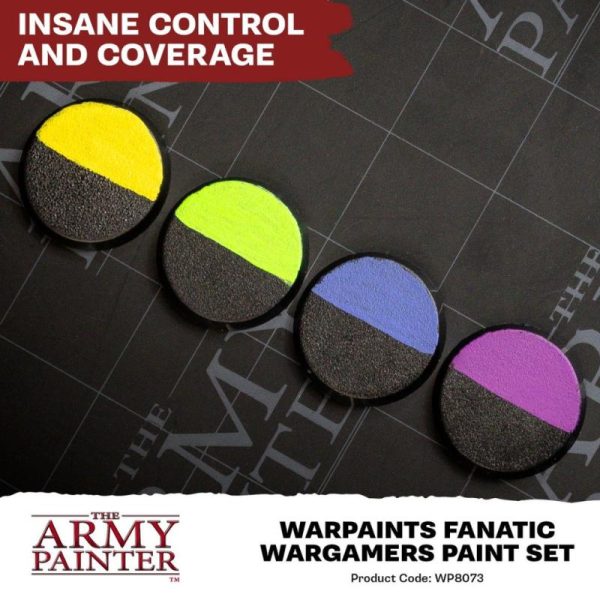 The Army Painter    Warpaints Fanatic Wargamers Paint Set - APWP8073 - 5713799807310