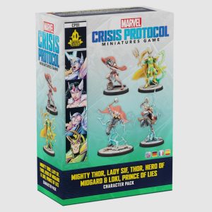 Atomic Mass Marvel Crisis Protocol   Marvel: Crisis Protocol – Mighty Thor, Lady Sif, Thor, Hero of Midgard & Loki, Prince of Lies - FFGCP91 -