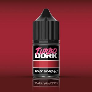 Turbo Dork    Turbo Dork: Spicy Meatball Metallic Acrylic Paint 22ml Bottle - TDK025755 - 850052885755