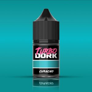 Turbo Dork    Turbo Dork: Curacao Metallic Acrylic Paint 22ml Bottle - TDK025236 - 850052885236
