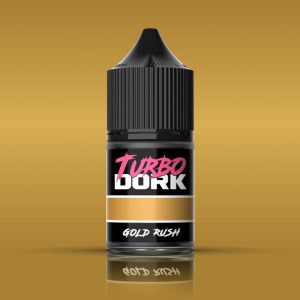 Turbo Dork    Turbo Dork: Gold Rush Metallic Acrylic Paint 22ml Bottle - TDK025366 - 850052885366